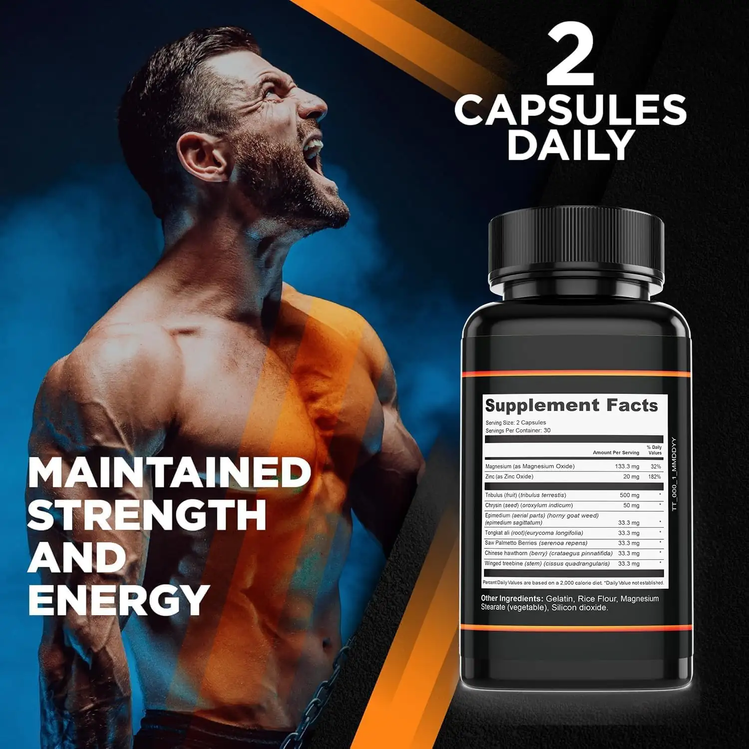 How to use Iron Pump: two capsules daily for maintained strength and energy
